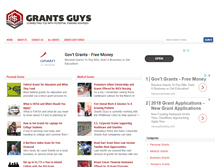 Tablet Screenshot of grantsguys.com